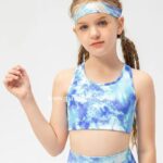 Kids Girls Custom Sportswear Bra Supplier