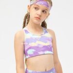 Kids Girls Custom Sportswear Bra