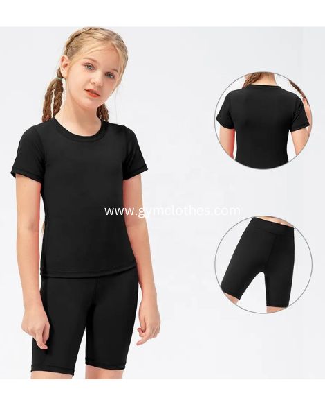 Kids Girls Custom Yoga & Gym Wear Supplier