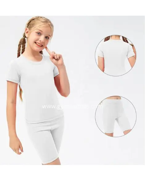 Kids Girls Custom Yoga & Gym Wear Manufacturer