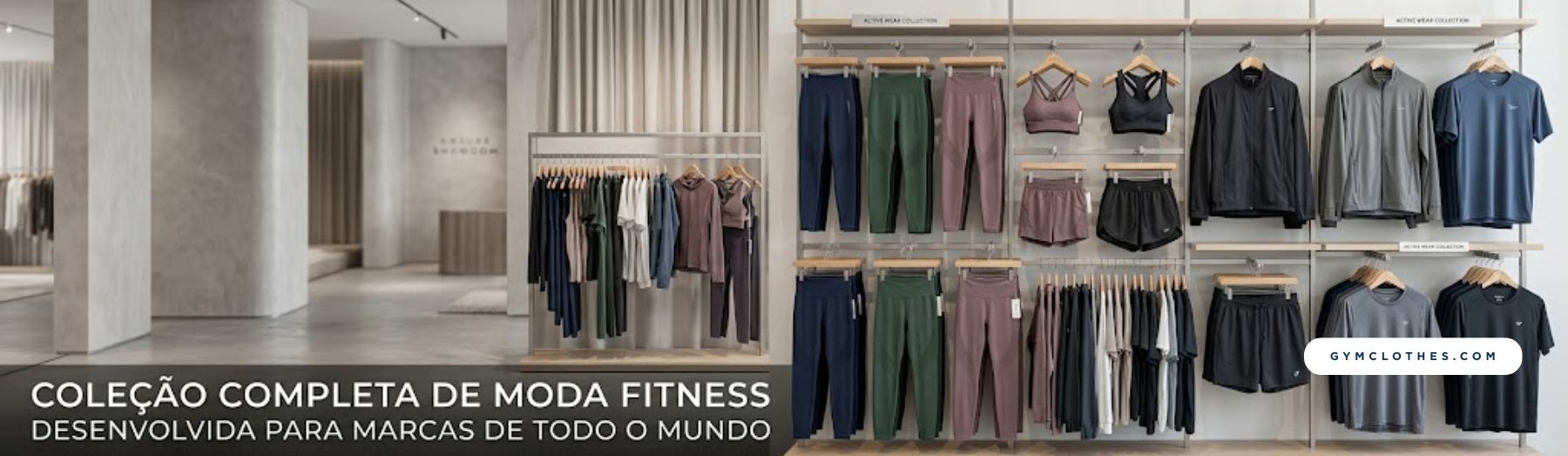 Roupas para academia atacado Brasil