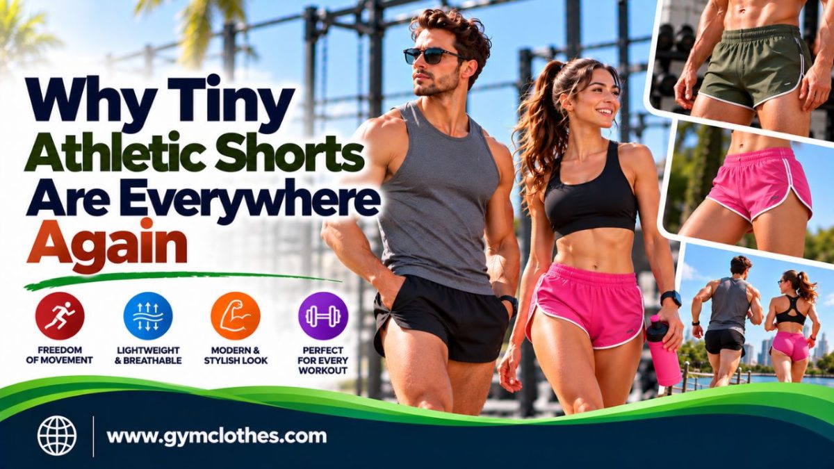 Why Tiny Athletic Shorts Are Everywhere Again